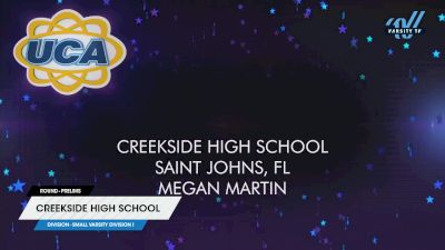 Creekside High School [2025 Small Varsity Division I Prelims] 2025 UCA National High School Cheerleading Championship