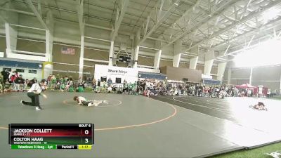 67 lbs Round 3 (4 Team) - Jackson Collett, Idaho 2 vs Colton Haag, Western Nebraska