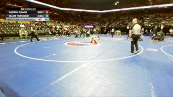 144 Class 2 lbs Cons. Round 3 - Elliot Kormeier, Father Tolton Regional Catholic vs Carson Roark, Moberly