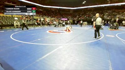 144 Class 2 lbs Cons. Round 3 - Elliot Kormeier, Father Tolton Regional Catholic vs Carson Roark, Moberly