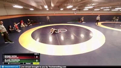 67-73 lbs Round 3 - Ryder Yates, Delta Wrestling Club vs Blade Pehrson, Delta Wrestling Club