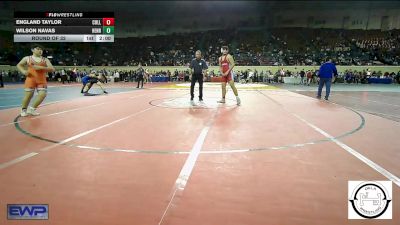 Round Of 32 - England Taylor, Collinsville Junior High vs Wilson Navas, Henryetta JH