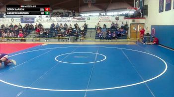 152 lbs Placement (4 Team) - Derek Larson, Coolidge High School vs Andrew Montero, Mesa High School