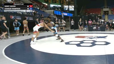 138 lbs Cons. Sub-rd Of 64 - Henry Quiver, Wyoming vs Charles Thompson, North Carolina