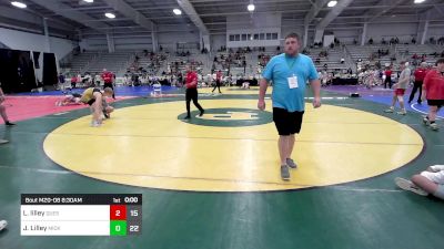 127 lbs Round Of 16 - Luke Lilley, Quest School Of Wrestling MS vs Jake Lilley, Micky's Maniacs Black