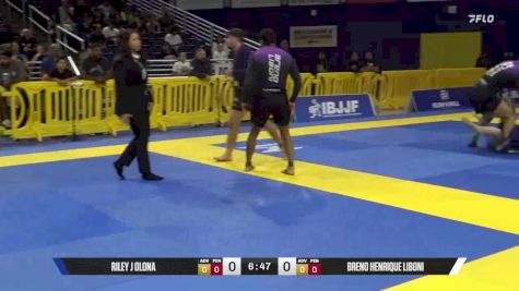Breno Henrique Liboni vs Riley J Olona 2025 Pan IBJJF Jiu-Jitsu No-Gi Championship