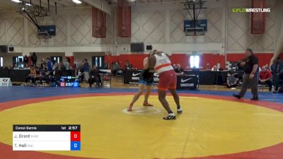 125 kg Consolation - Justin Grant, NYAC vs Tanner Hall, Arizona State University