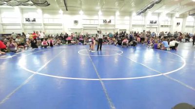 140 lbs Round Robin 2 - Paige Ward, Valkyrie Girls WC-Girls vs Cece Gilliam, Ohio Skibidi Rizzlers - Pink