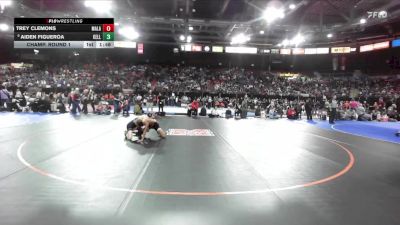 3A 120 lbs Champ. Round 1 - Trey Clemons, Malad vs Aiden Figueroa, Kellogg