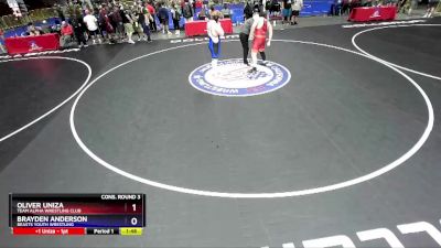 285 lbs Cons. Round 3 - Oliver Uniza, Team Alpha Wrestling Club vs Brayden Anderson, Beasts Youth Wrestling