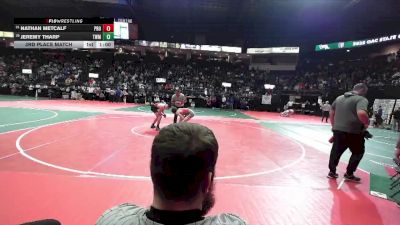140 lbs 3rd Place Match - Jeremy Tharp, TWM1 vs Nathan Metcalf, PROA