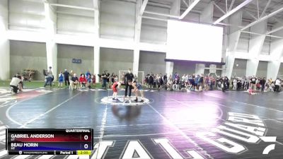 84 lbs Quarterfinal - Gabriel Anderson, UT vs Beau Morin, MT