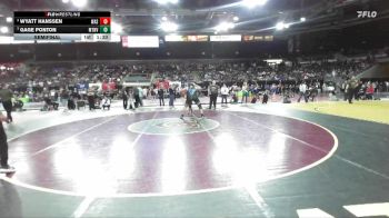 215 lbs Semifinal - Gage Ponton, Mountain View vs Wyatt Hanssen, Wasatch Utah