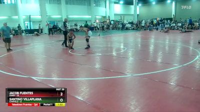 132 lbs Round 7 (10 Team) - Santino Villaplana, Canfield vs Jacob Fuentes, AAWA