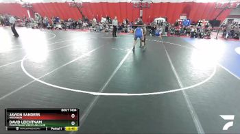 140-150 lbs Round 2 - David Leichtnam, Mukwonago Wrestling Club vs Javion Sanders, Wisconsin