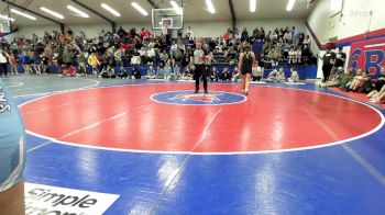 145-155 lbs Rr Rnd 3 - Kambyr Lee, Sand Springs JH (SS) vs Tatiana McCloud, Bartlesville Junior High