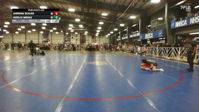 114 lbs Round Of 64 - Ahriana Scales, NC vs Gizelle Meraz, CO