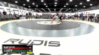 139 lbs Placement Matches (8 Team) - Blake Taylor, Dynasty vs Ty Barton, PA Alliance