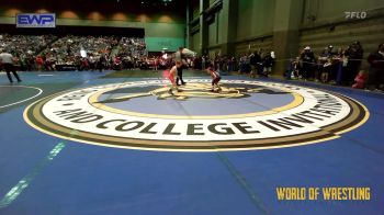46 lbs Round Of 32 - Nayelli Romero, Salem Elite Mat Club vs Harleigh Workman, Fallon Outlaws Wrestling Club
