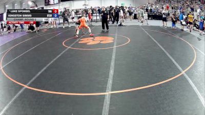 92 lbs Champ. Round 2 - Luke Sponsel, The Wrestling Academy vs Kingston Simms, Raising The Level Wrestling Club