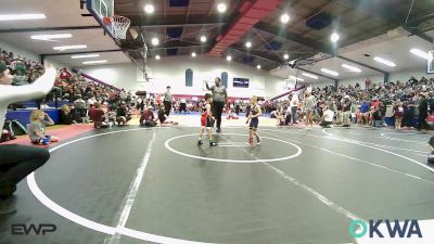 46 lbs Round Of 16 - Rodrick Waitkus, Team Tulsa Wrestling Club vs Cruz Hoyler, Hilldale Youth Wrestling Club