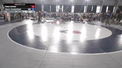 105 lbs 1st Place Match - Emma Moore vs Finley Fourspring, Bad Karma