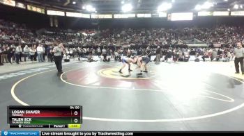 5A 120 lbs Semifinal - Talen Eck, Thunder Ridge vs Logan Shaver, Meridian