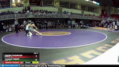 215 lbs Placement (16 Team) - Jaeden Thompson, Norfolk vs Thomas Chikos, Blair