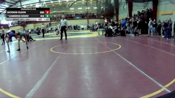 120 lbs Champ. Round 2 - Jackson Olson, Hononegah vs Cameron Sontz, Delbarton