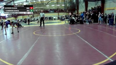 120 lbs Champ. Round 2 - Jackson Olson, Hononegah vs Cameron Sontz, Delbarton