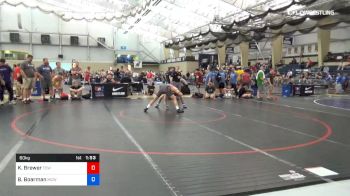 60 kg Consi Of 32 #2 - Khyler Brewer, Team Central Wrestling Club vs Blake Boarman, MCWC