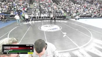 132 lbs Quarterfinal - Connor Knudsen, Timpanogos vs Zack Butt, Ridgeline