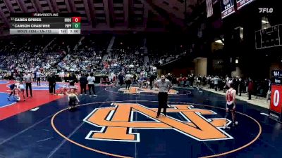 1A-113 lbs Cons. Round 1 - Caden Spires, Dodge County vs Carson Crabtree, Pepperell