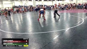 150 lbs Round 4 (10 Team) - Isiah Haugen, Team Montana Willston vs Zayed Chishti, Florida Elite Wrestling Academy