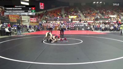 120 lbs Cons. Round 2 - Blaize Charbonneau, Clay Center Community Hs vs Tanner Sleichter, Santa Fe Trail Hs