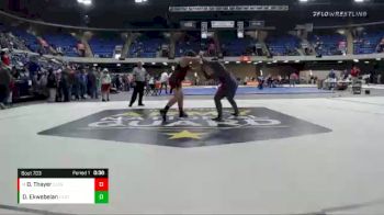 285 lbs Cons. Round 3 - Dawson Thayer, Clinton vs Destiny Ekwebelan, Evanston