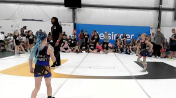 25 lbs Rr Rnd 5 - Paislee Redman, Ohio Outcasts - W vs Maeve Parnell, PA West Yellow - W