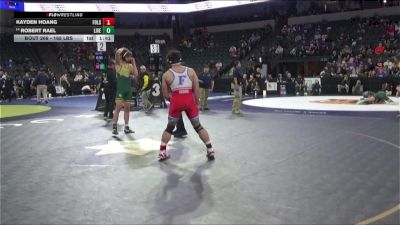 165 lbs Round Of 32 - Kayden Hoang, Folsom (SJ) vs Robert Rael, Live Oak (CC)