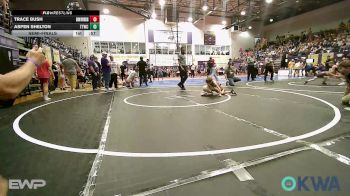 55 lbs Semifinal - Trace Bush, Skiatook Youth Wrestling vs Aspen Shelton, Team Tulsa Wrestling Club