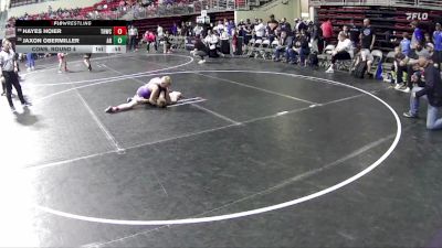 95 lbs Cons. Round 4 - Jaxon Obermiller, ALC Rebels vs Hayes Hoier, Tekamah Herman Wrestling Club