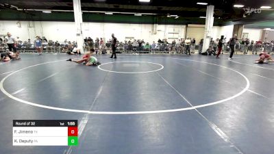 90 lbs Round Of 32 - Fernando Jimeno, TX vs Kooper Deputy, PA