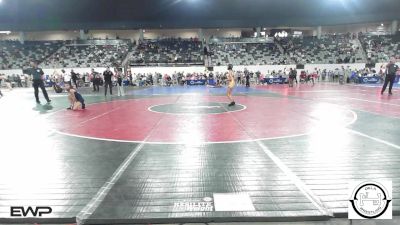 87 lbs Quarterfinal - Isabella Lopez, McAlester vs Audrey Serbantez, Kingfisher YellowJackets