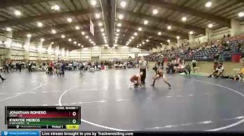 106 lbs Quarters & Wb (16 Team) - Jonathan Romero, Stout vs Kwayde Meibos, Utah Green
