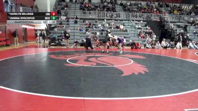 140 lbs Quarterfinal - Zurina Stoltzfus, Muscatine vs Katelyn Billings, Linn-Mar