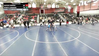 71-78 lbs Round 1 - Easton Cabrera, Roy Wrestling Club vs Wyatt P. Augason, Team Prestige Wrestling