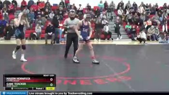 106 lbs Semifinal - Gabe Thacker, River Valley vs MASON HORNFECK, Licking Valley