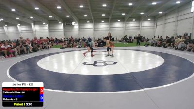 125 lbs Angelina Schlumpberger, California Silver vs Samara Baker, Nebraska