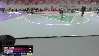 180 lbs Prelim - Sifa Feruzi, Illinois Wesleyan vs Sicily Frates, Chadron State