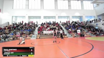 120 lbs Champ. Round 1 - Joshua Kim, Del Norte vs Raul Martinez, San Ysidro