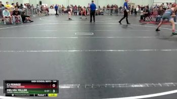 144 lbs Semifinal - Melvin Miller, Young Guns/Compound vs Cj Ferree, D3 Training Center